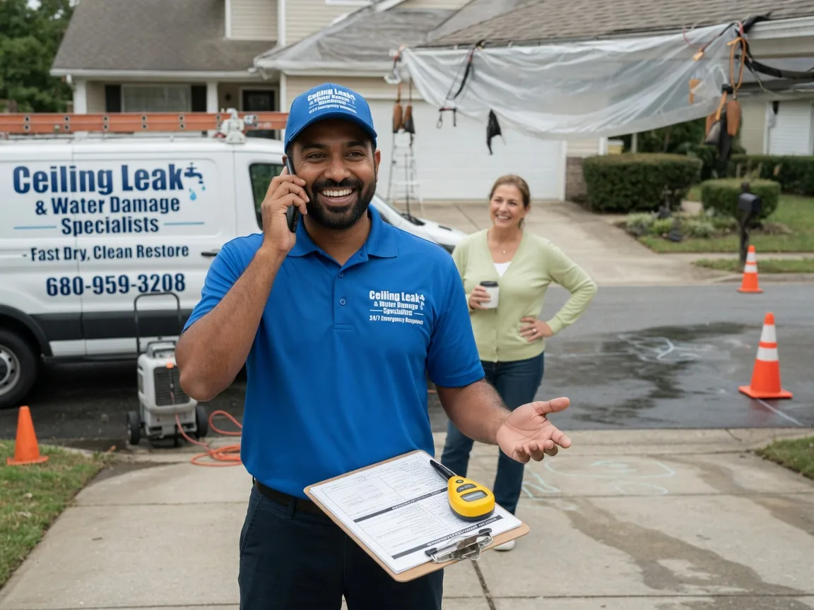 Ceiling Leak Cleanup Valley Park, MO FAQs